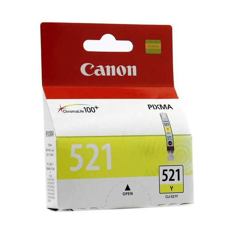 Картридж Canon №521 Yellow (CLI-521Y) Оригинальный